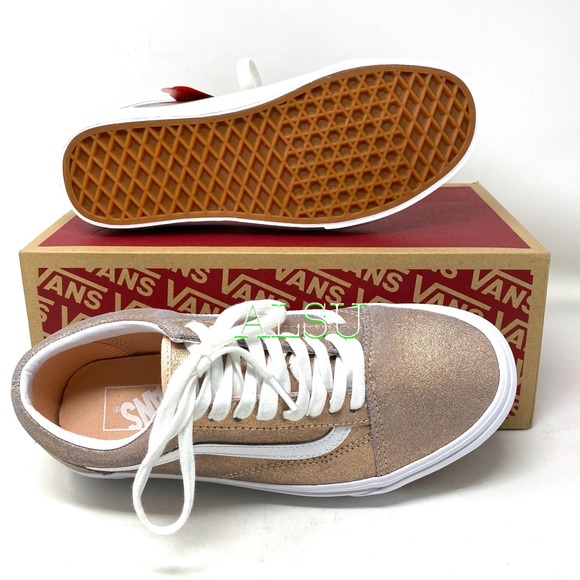 VANS Old Skool Canvas Rose Gold Men’s Sneakers - Picture 3 of 8